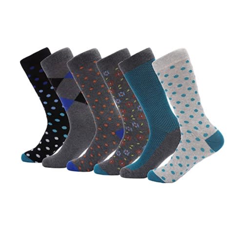 Spiffy Design Men Socks- 6 Pieces -Pack 321