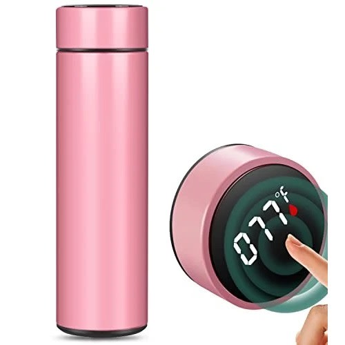 Water Bottle With Digital Temperature Display -500ml