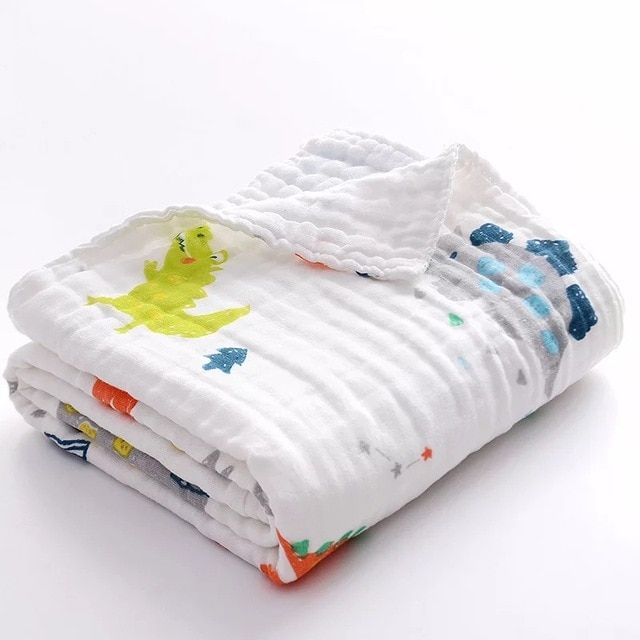 Bath Towels 4layer Aabsorbent Gauzebquilt Newborn Blanket