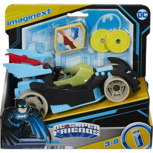 Imaginext Dc Super Friends Bat-tech Racing Batmobile