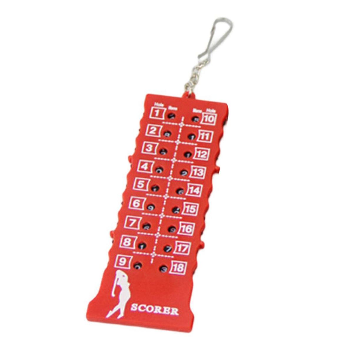 Golf Bar Scorer Golf Score Card Counter Red