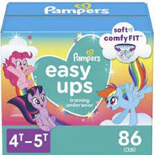 Easy Ups Training Pants Girls, 4T-5T, 86 Count