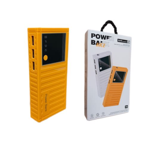 Triple USB Fast Charger 20000mAh Power Bank With Digital Display