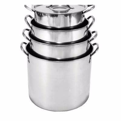 Stainless Steel Stock Pot Set -  4-piece