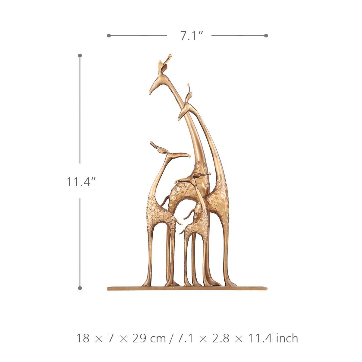 Giraffe Family Giraffe with Baby Collectible Wildlife Figurine Sculpture Statue Tabletop Accent Sculpture Centerpiece
