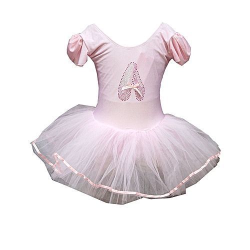 Girls High Quality Princess Ballet Dancing Tutu Dress -Pink