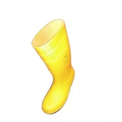 Steel Toe Safety Boots - Yellow