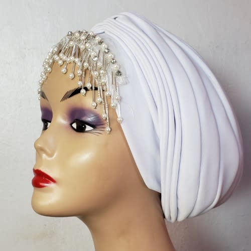 Turban Cap- White