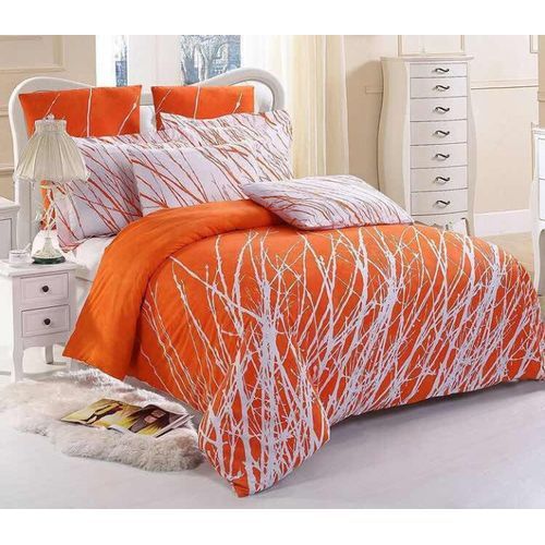Trendy Bedsheets Orange Colour  Pattern Beddings - Bedsheets, Pillow Cases Or Duvet Sets