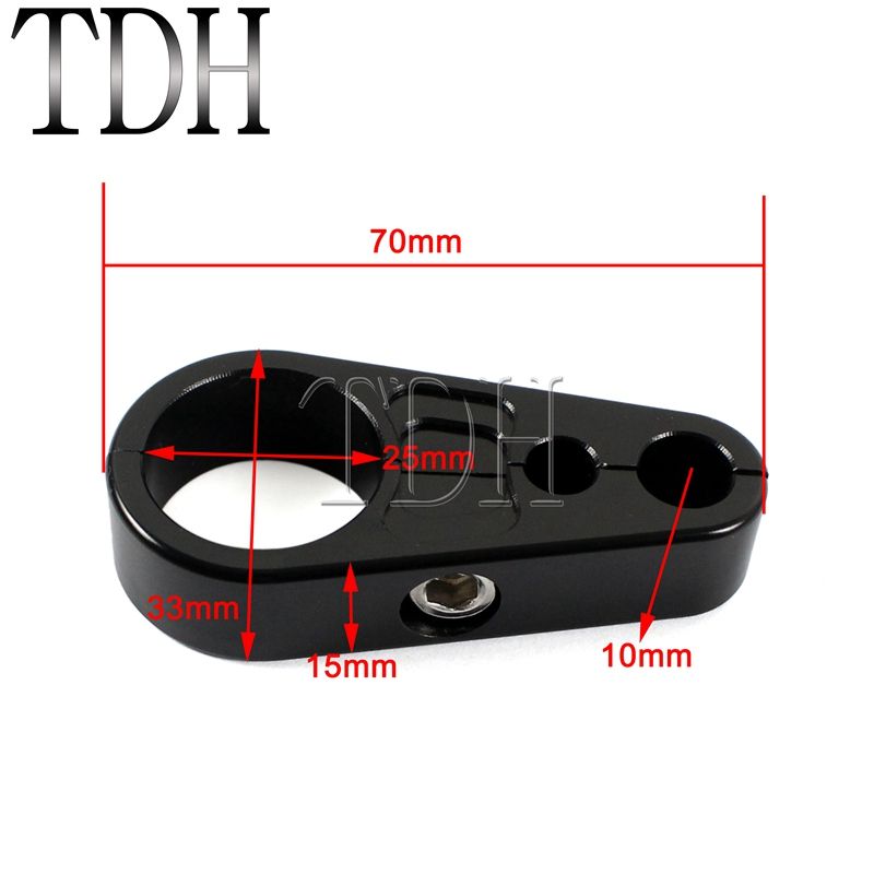 1'' 25mm Or 1-1 4" 32mm Motorcycle Frame Handlebar Black