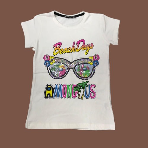 Turkey Top For Girls - White