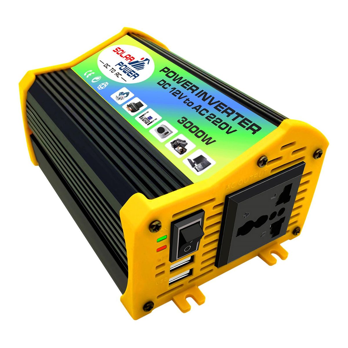 1 Set Car Adapter DC 12V to AC 220V110V Car Power AC110V