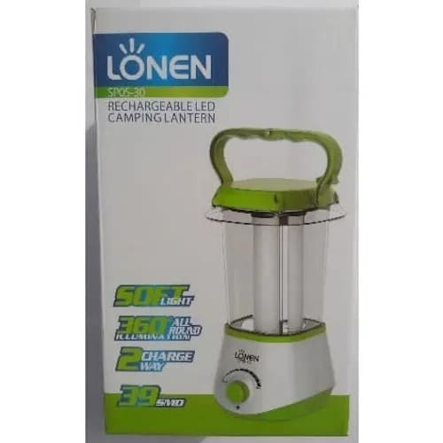 All-round Lighting Rechargeable Lantern With Solar Sarada 6v, 3 Watts Solar Panel