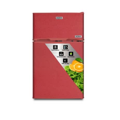 85L Double Door Refrigerator - Red