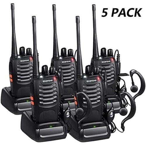 Walkie Talkie -5 Piece With Earpiece