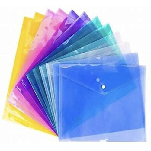 Transparent Folder 12 Pieces Colored