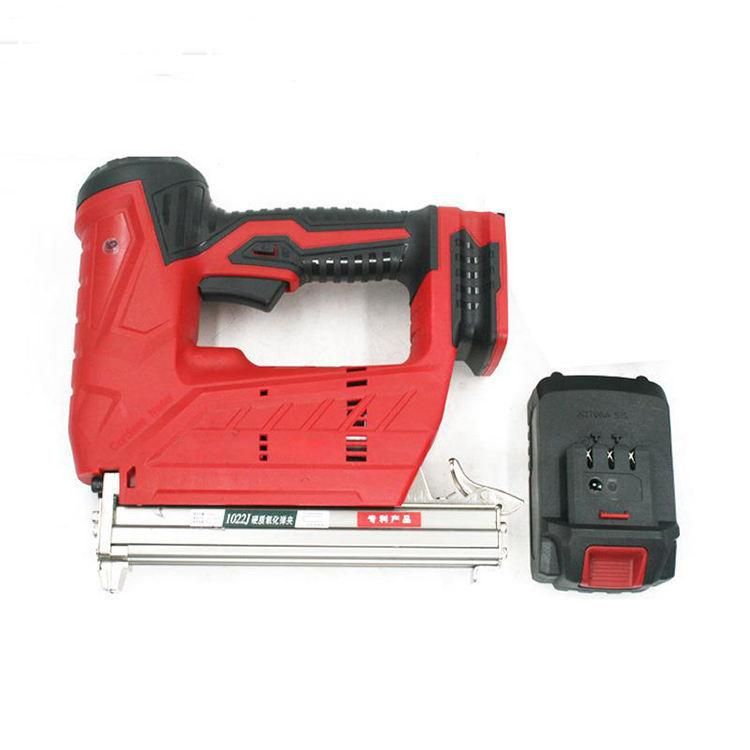 Wireless Electric 1022J Nail Guns 10/3000MA Nailer Stapler Tools for Furniture Frame Carpentry Wood working