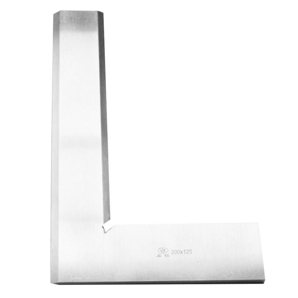 200X125mm Precision  Edge Square Ruler 90 Degree Angle Ruler