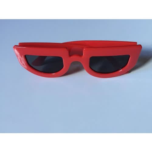 Half Stylish Ladies Sunglasses- Red
