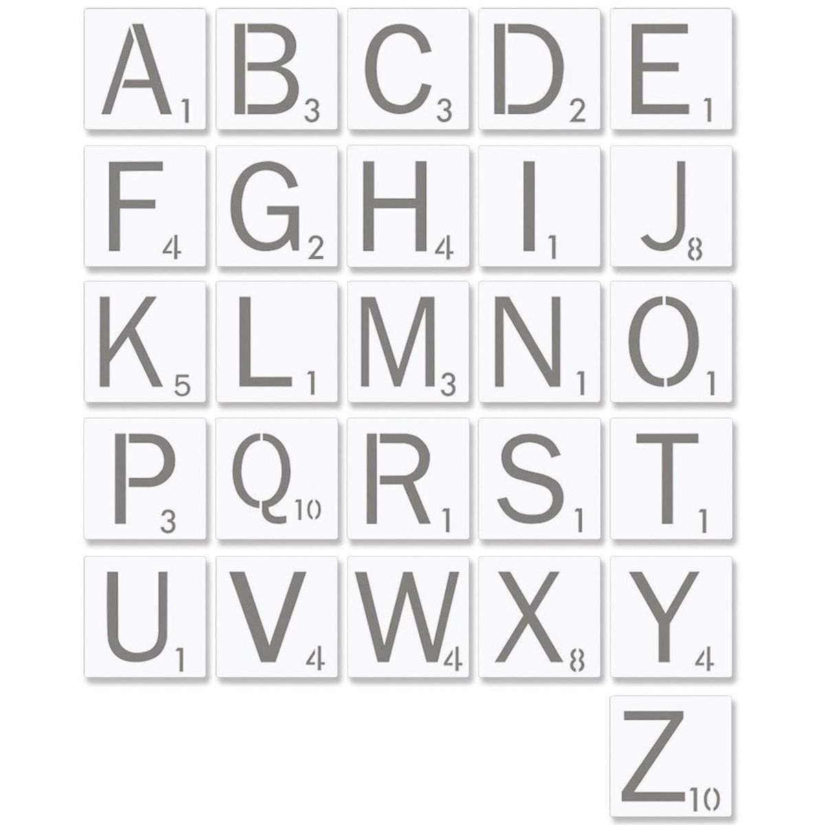 26Pcs Reusable Letters Wall Decor Kids DIY Art and