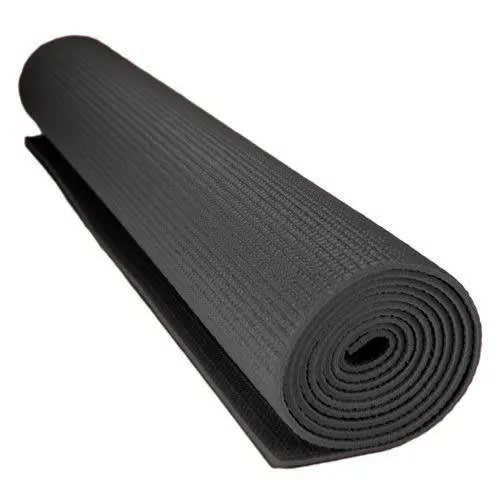 Fitness Mat With Bag -  71x 24 x 0.25Inches  - Black