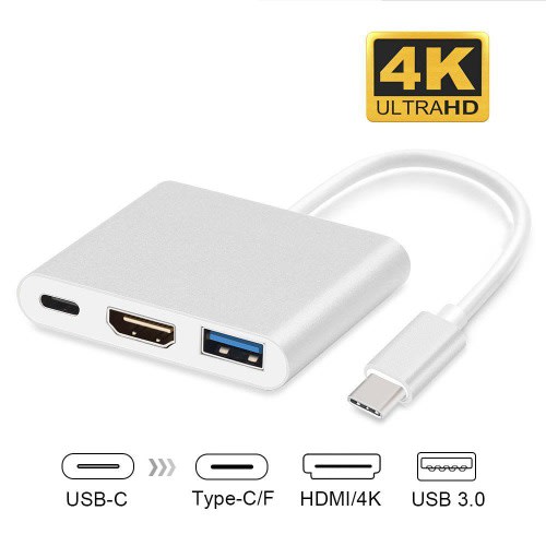 USB-C To HDMI-USB 3.0-USB-C