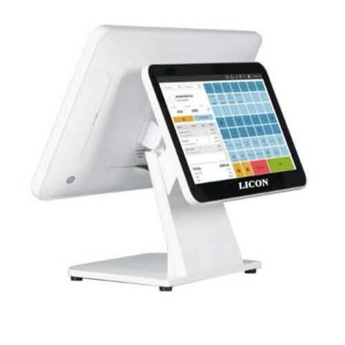 Licon Core I3 POS Electronic Dual Touchscreen Terminal Cash Register 8G RAM 128GB SSD