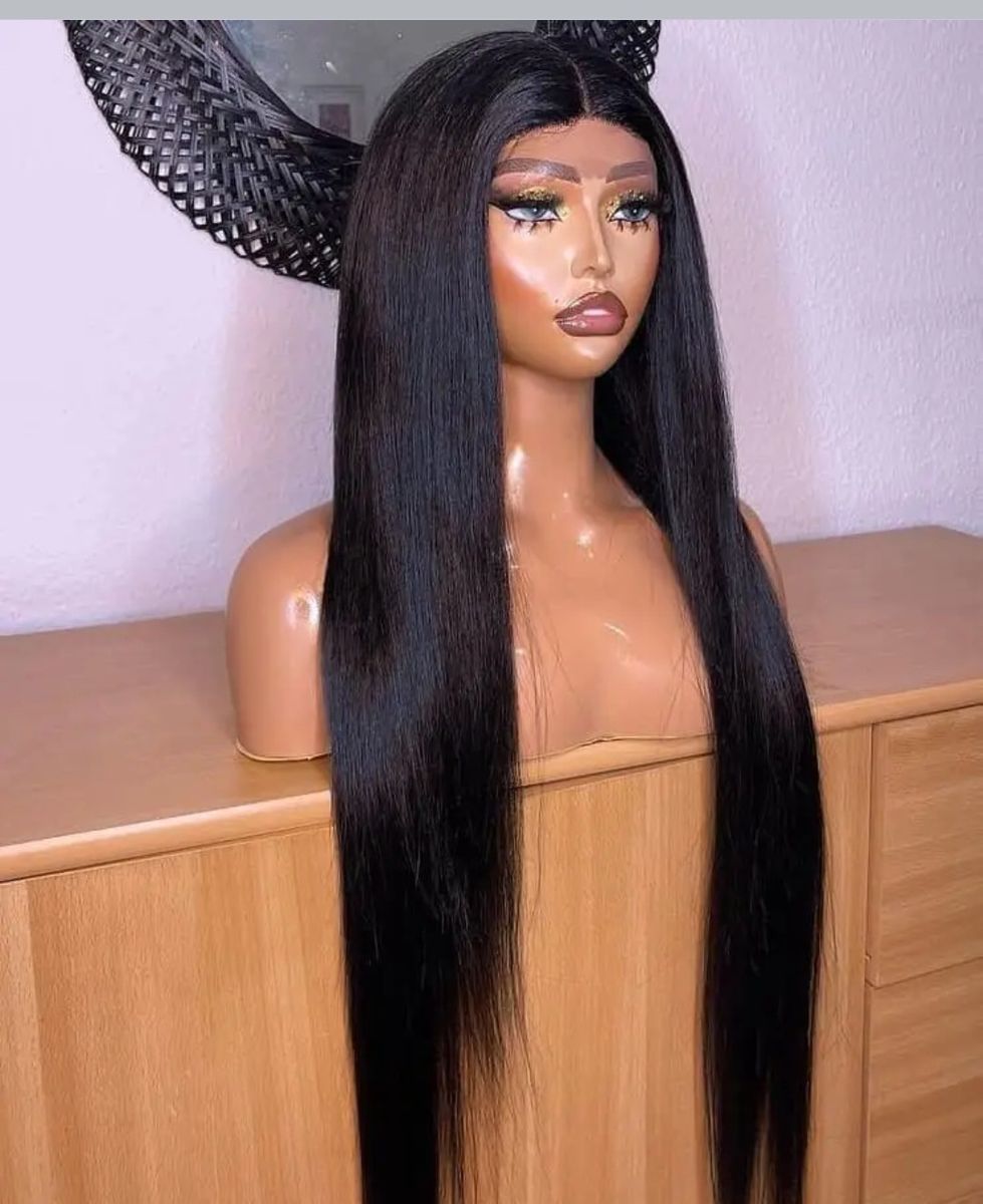 Luxury Bone Straight Wig With Closure 22"