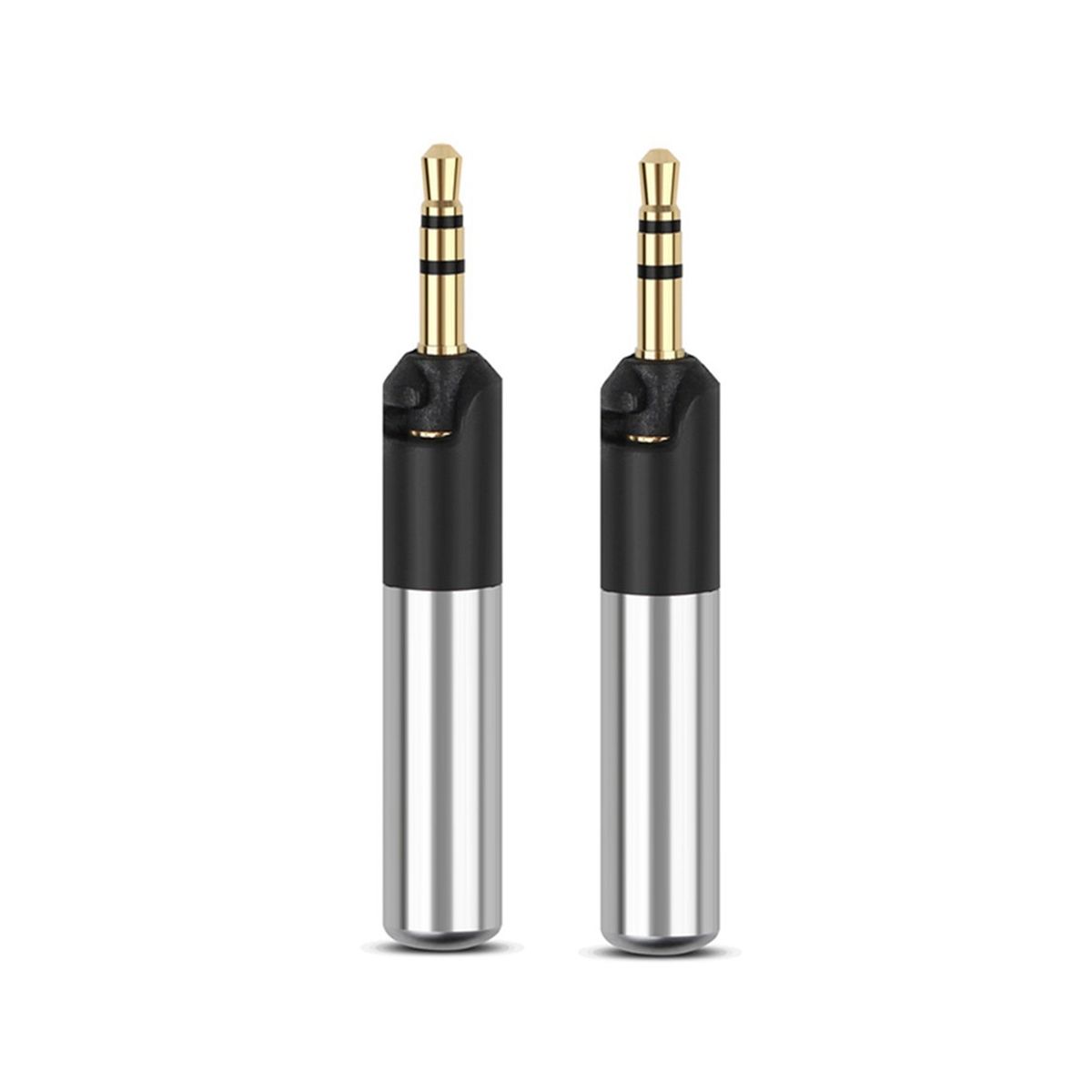 2Pcs 2.5MM Jack Earphone Plug Pin Adapter for