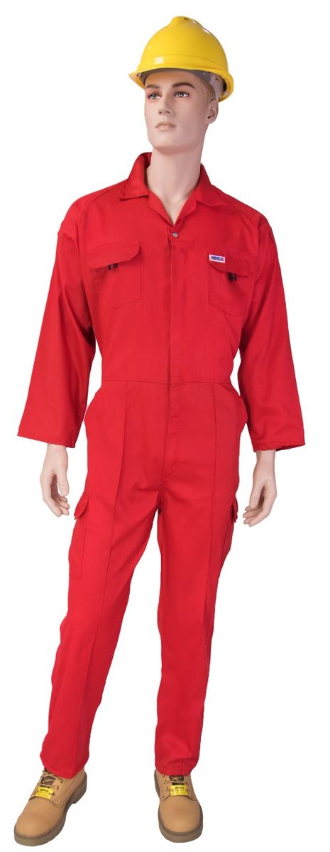 AMERIZA CHIEF COVERALL (100% TWILL COTTON/195 GSM) RED
