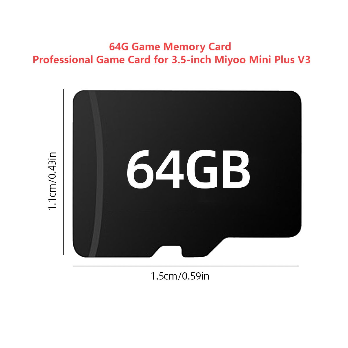 For MIYOO Mini Plus Retro Handheld Game Console 35 Inch IPS Screen Linux System Game Player Children'S GiftsGrey