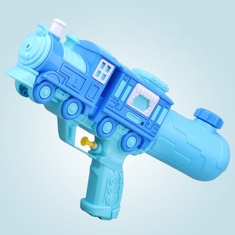 Beach Outdoor Water Toys, Style: Straight Pump Train (Blue)