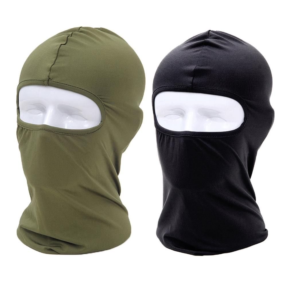 2Pcs Sun Protection Dust Proof-Black + Army Green