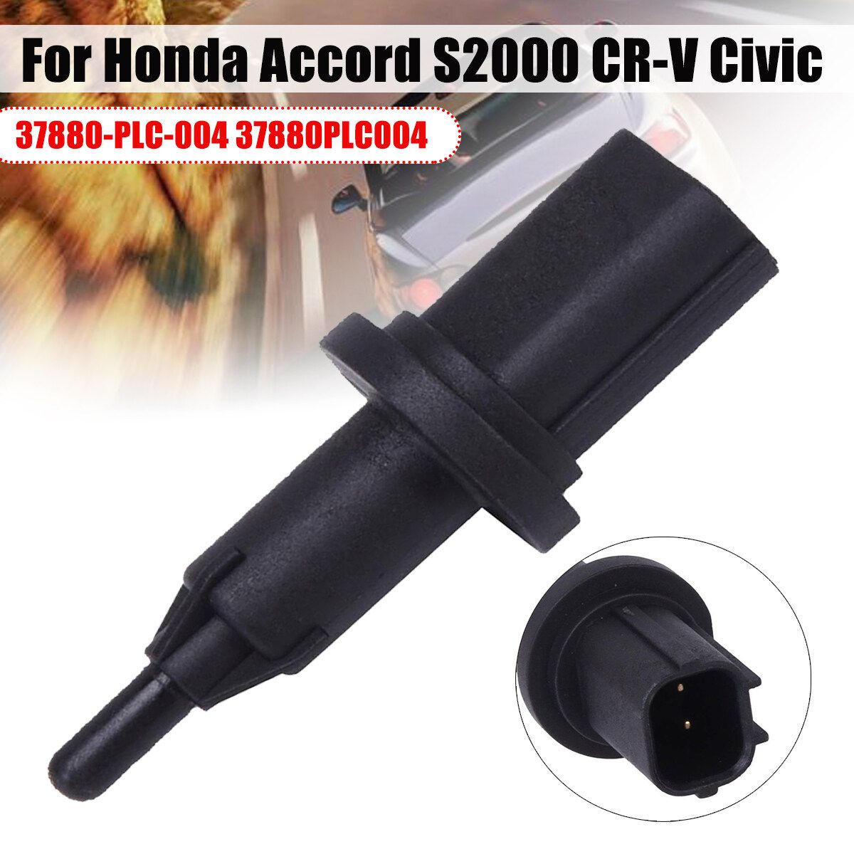 Air Intake Temperature Temp Sensor For Honda Accord Acura Civic CR-V 37880PLC004