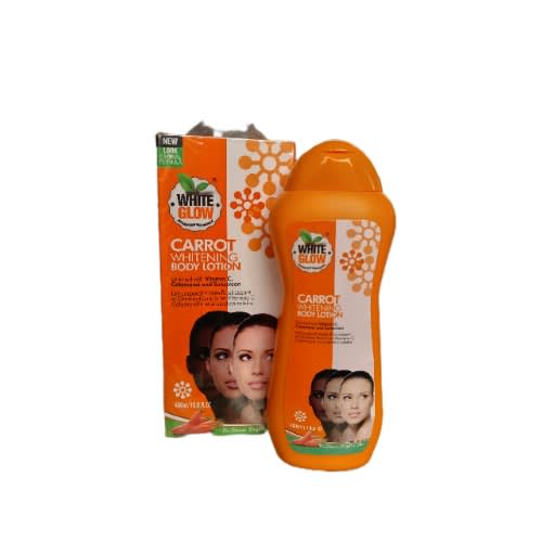 White Glow Carrot Lightening Body Milk - 400ml