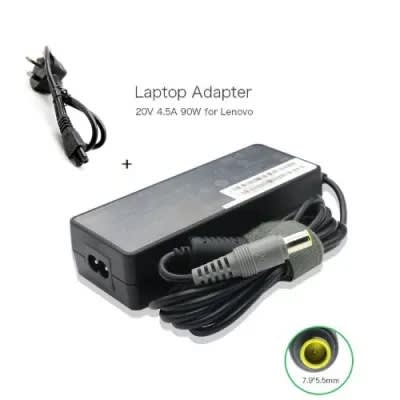 Lenovo Laptop Charger Round Mouth  With Power Cord - 4.5a - 20V  - 90W