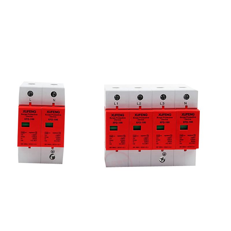 Surge Protector Protective 100KA House Device ~385VAC SPD