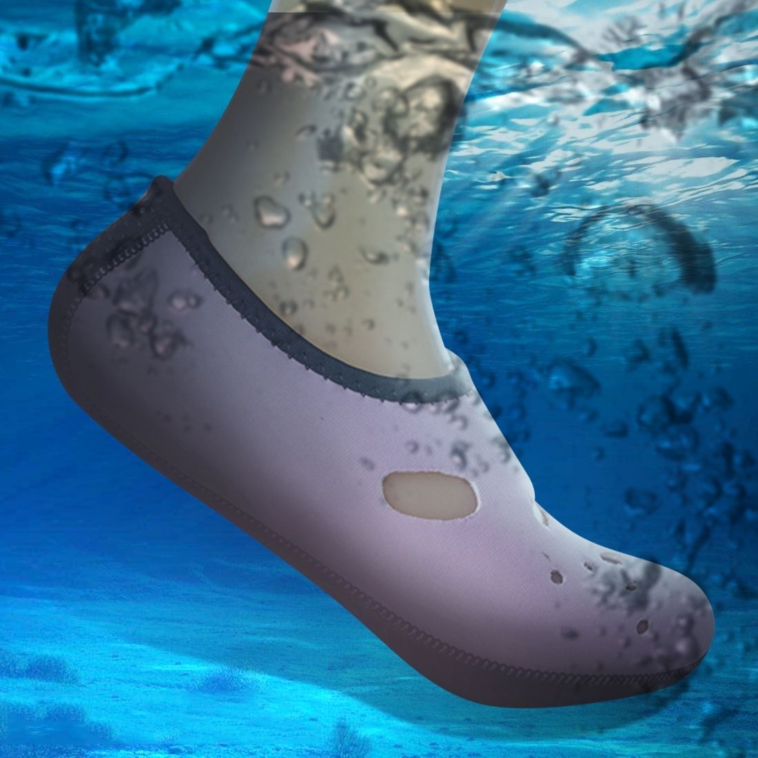 Comfortable And Anti-slip 3MM Swimming Diving Socks Breathable Water To Swim The Beach Socks Size:XXL (44)(Pink)