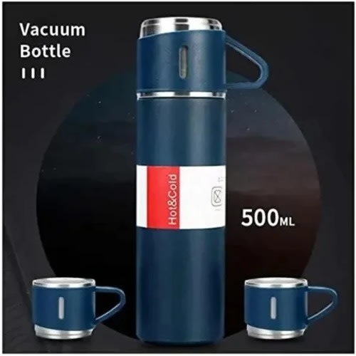 Vacuum Bottle With Three Cups - 5ml