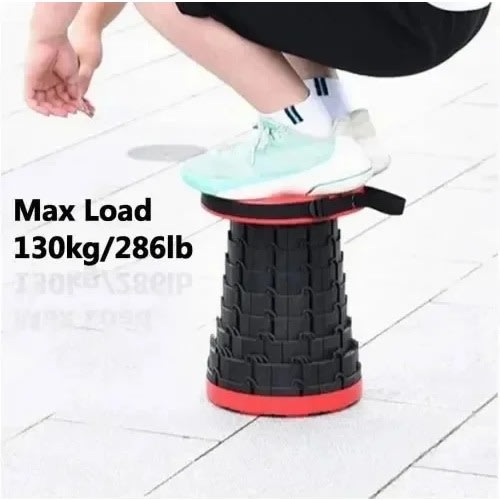 Portable Adjustable Height Telescopic Stool