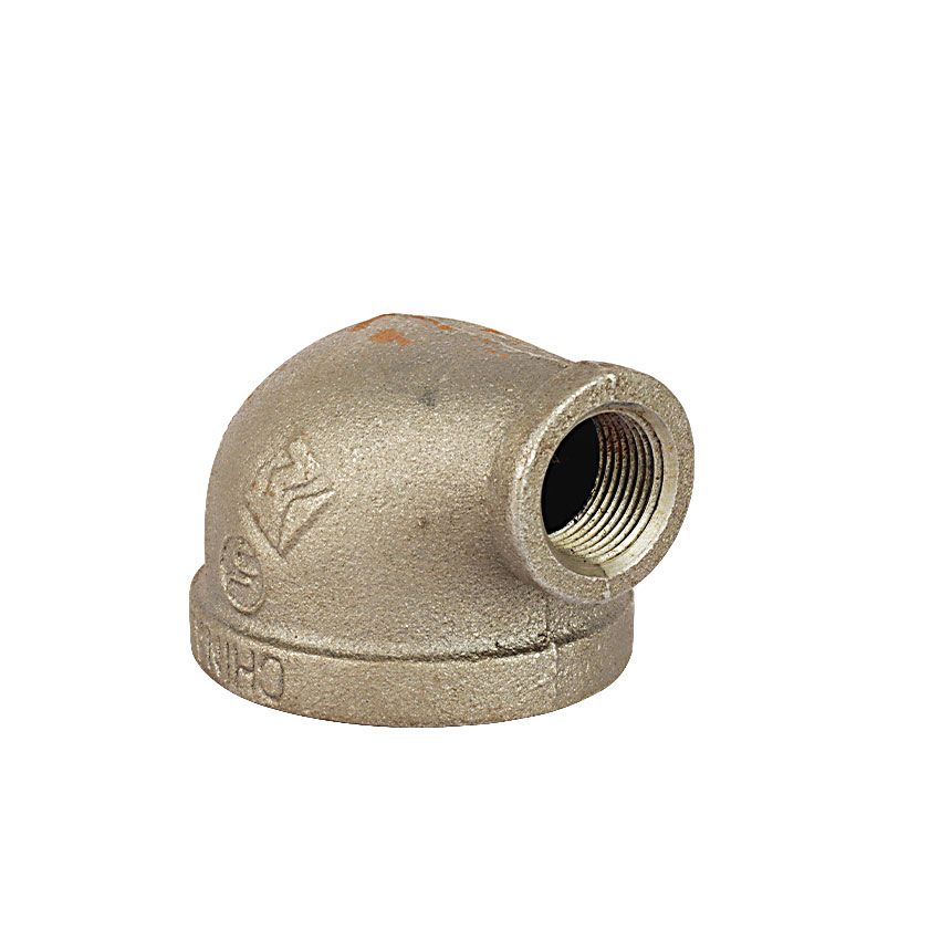 Malleable Iron Fitting Elbow Black 1 1/2 X 1/2