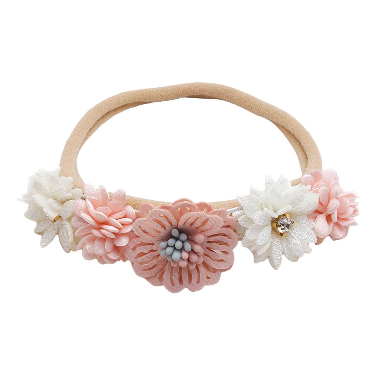 Baby Girl Floral Headbands Headwear Elastic For  A