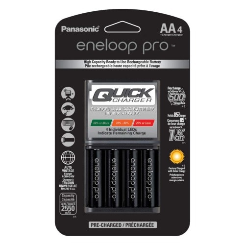 Eneloop 4hrs Charger  AA Batteries