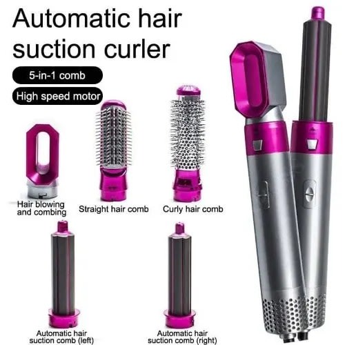 5 In 1 Multifunctional Hair Dryer Comb Styler Hot Air Comb