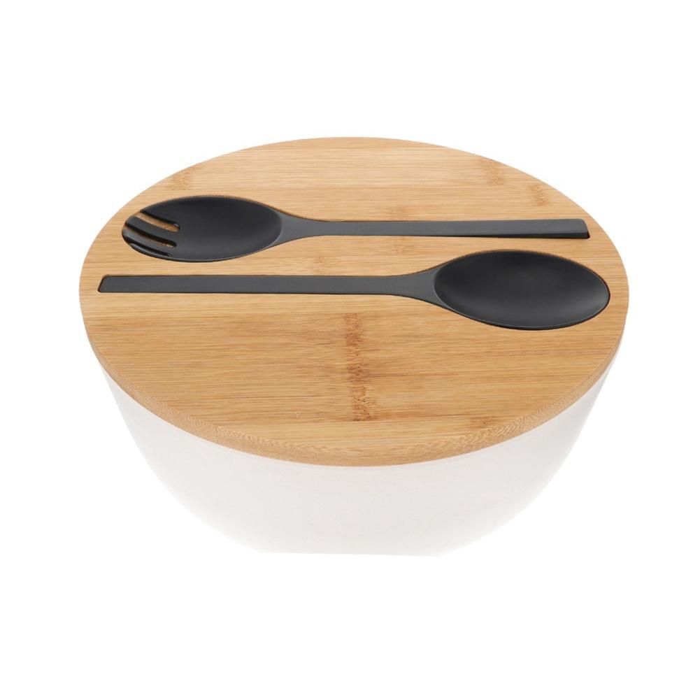 Bamboo Fiber Salad Bowl Set - Mixing Bowls Solid Bamboo