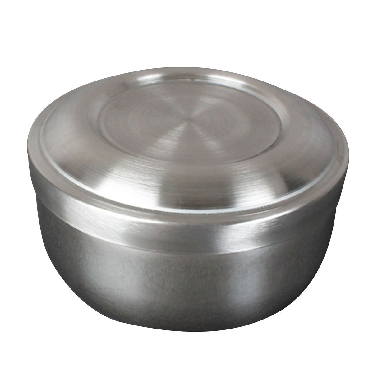 Double Layer Stainless Steel Anti-Scalding Rice Bowl-Silver