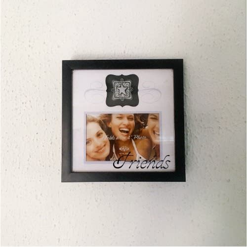 Friends Expression Picture Frame - 6"x4" - Black