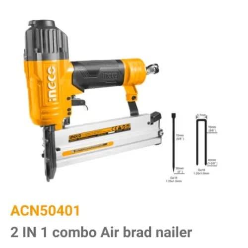2 In 1 Combo Air Brad Nailer