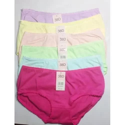 Ladies Cotton Panties -6 Pieces