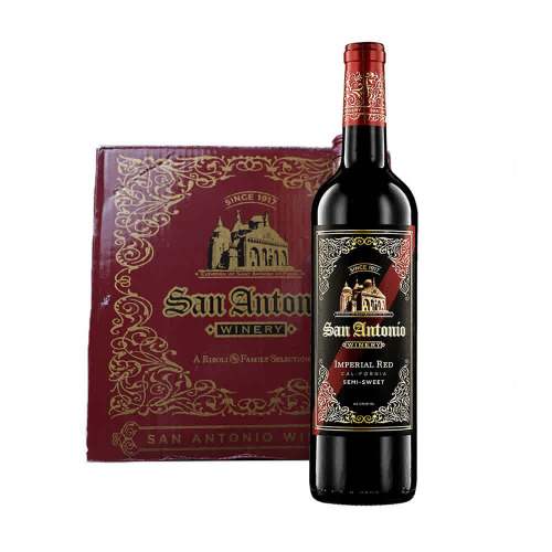 San Antonio Imperial Red Wine Semi Sweet - 12% - 75cl X 6